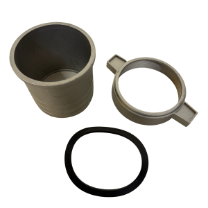 CONEXIÓN METALICA 4" (3 PIEZAS) CON O´RING